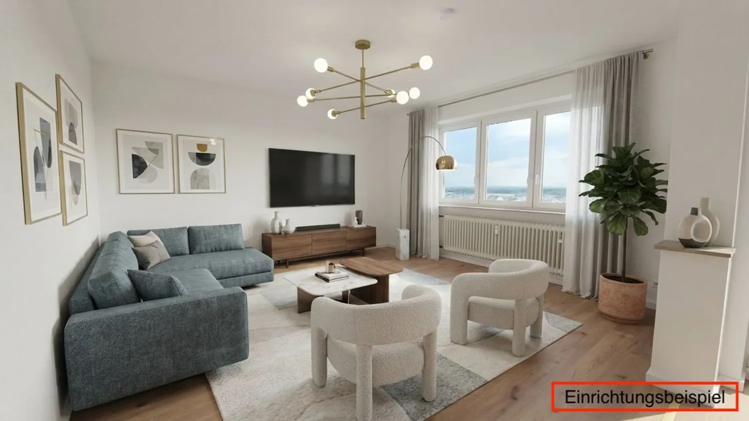 4 Zimmer Wohnung mit 78 m² in Rüsselsheim am Main – Bild 1