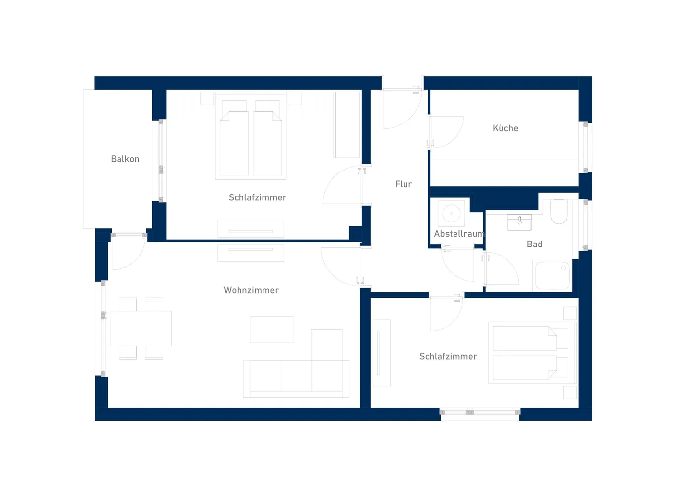 3 Zimmer Wohnung mit 72 m² in Berlin – Bild 3