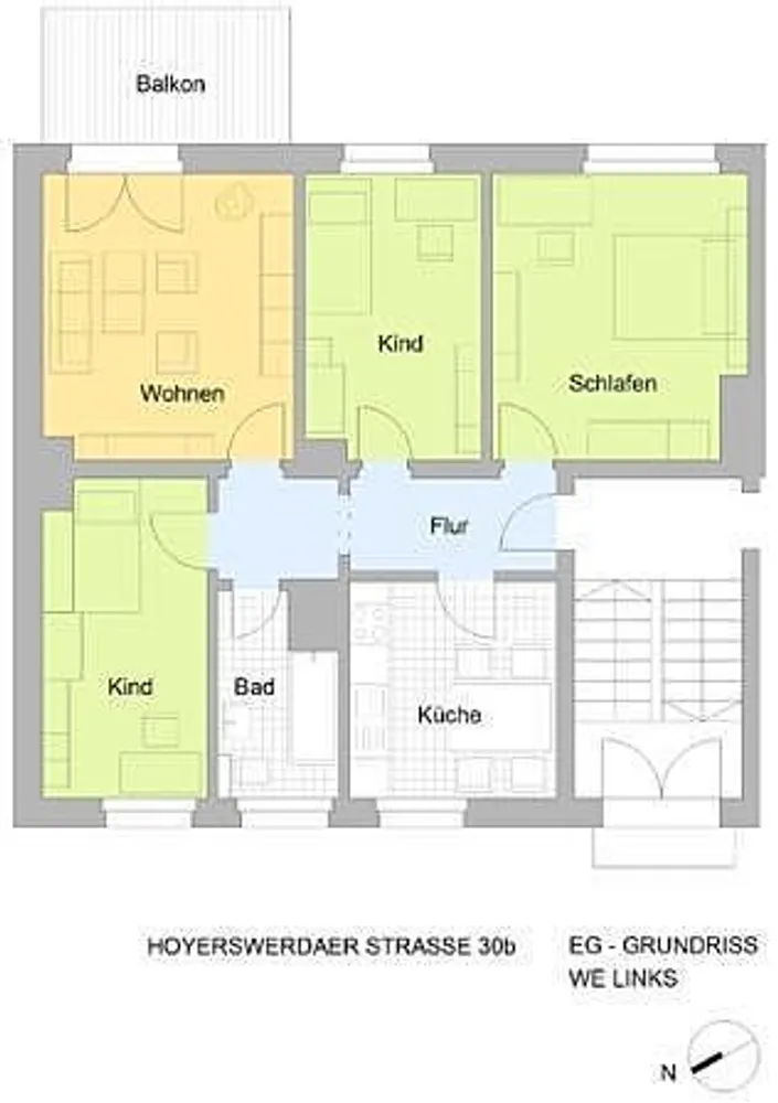 4 room apartment with 82 m² in Kamenz – Photo 4