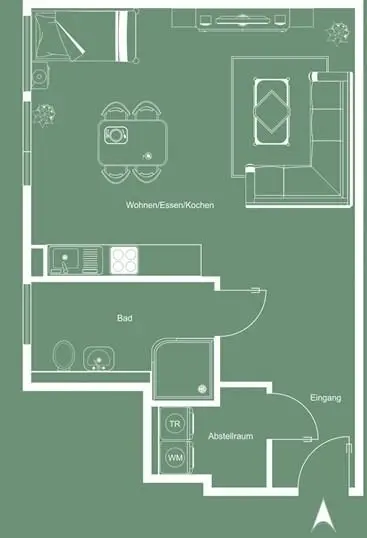 1 Zimmer Wohnung mit 53 m² in Saarbrücken – Bild 7