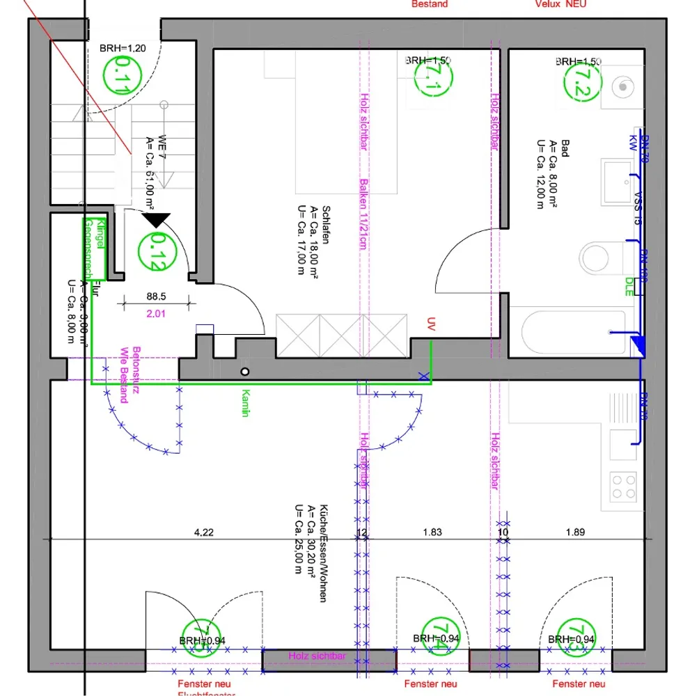 2 Zimmer Wohnung mit 58 m² in Krefeld – Bild 6