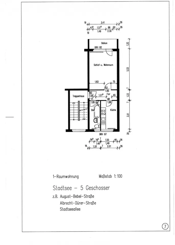 Studio mit 34 m² in Stendal – Bild 10