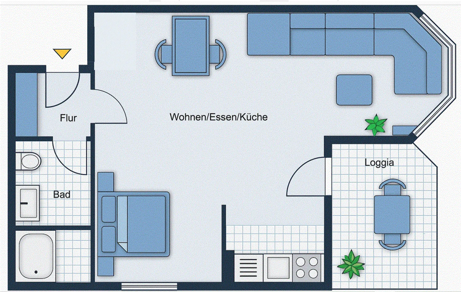 1 Zimmer Wohnung mit 32 m² in München – Bild 10
