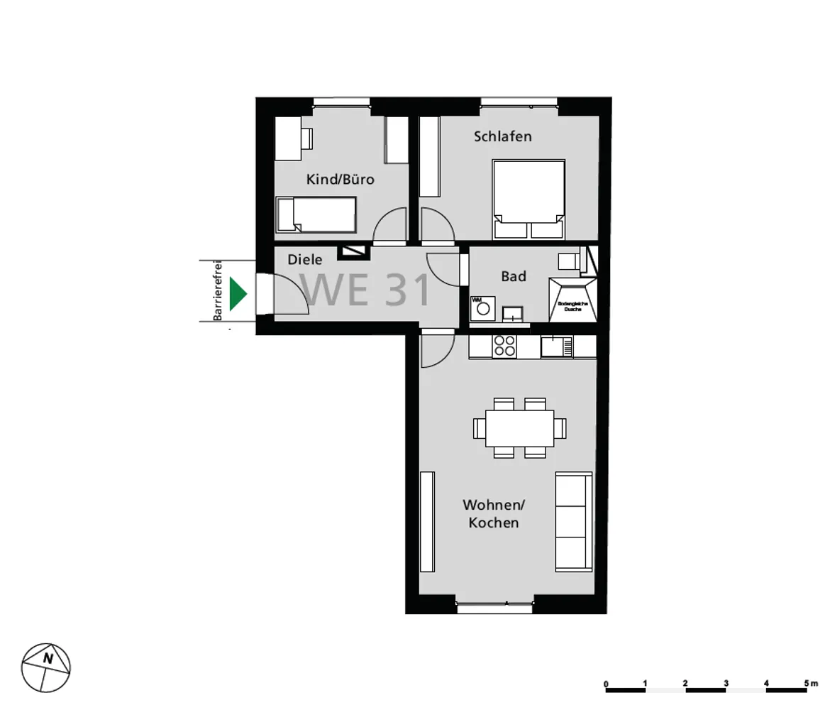 3 Zimmer Wohnung mit 69 m² in Berlin – Bild 2