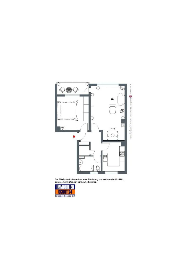 2 Zimmer Wohnung mit 59 m² in Remscheid – Bild 1