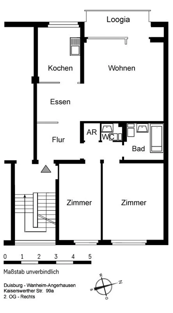 3 Zimmer Wohnung mit 77 m² in Duisburg – Bild 7
