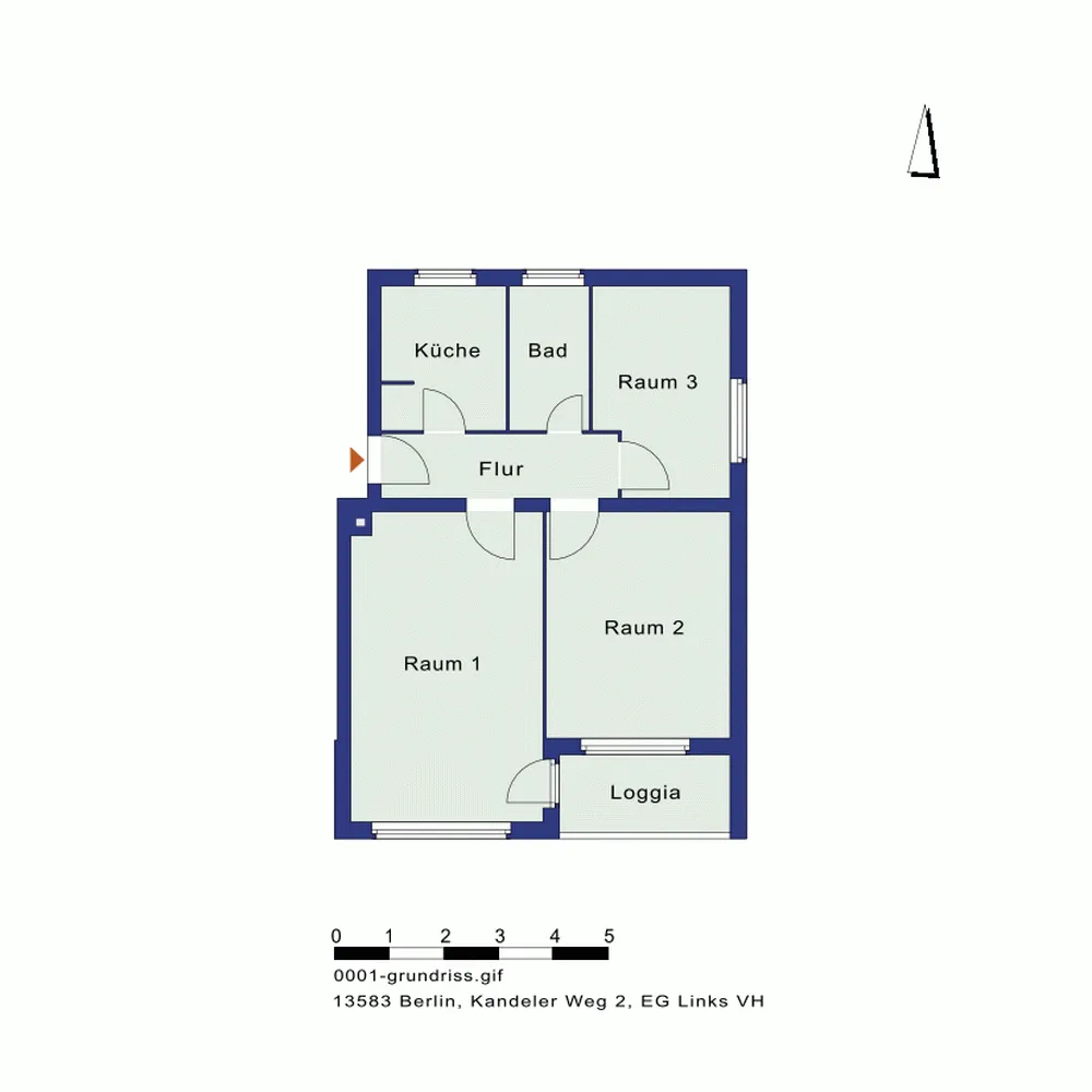 3 room apartment with 60 m² in Berlin – Photo 3