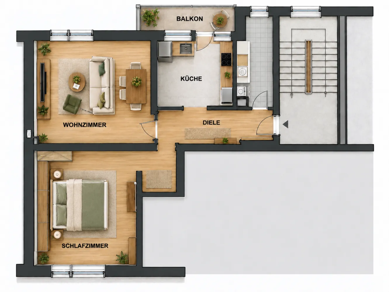 3 Zimmer Wohnung mit 63 m² in Dortmund – Bild 6