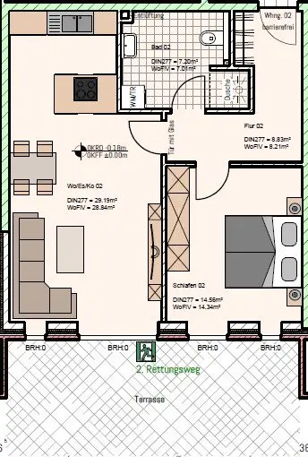 2 Zimmer Wohnung mit 64 m² in Papenburg – Bild 7