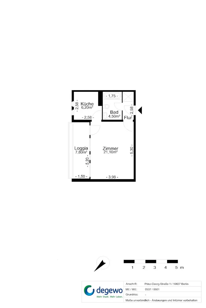 1 Zimmer Wohnung mit 36 m² in Berlin – Bild 10