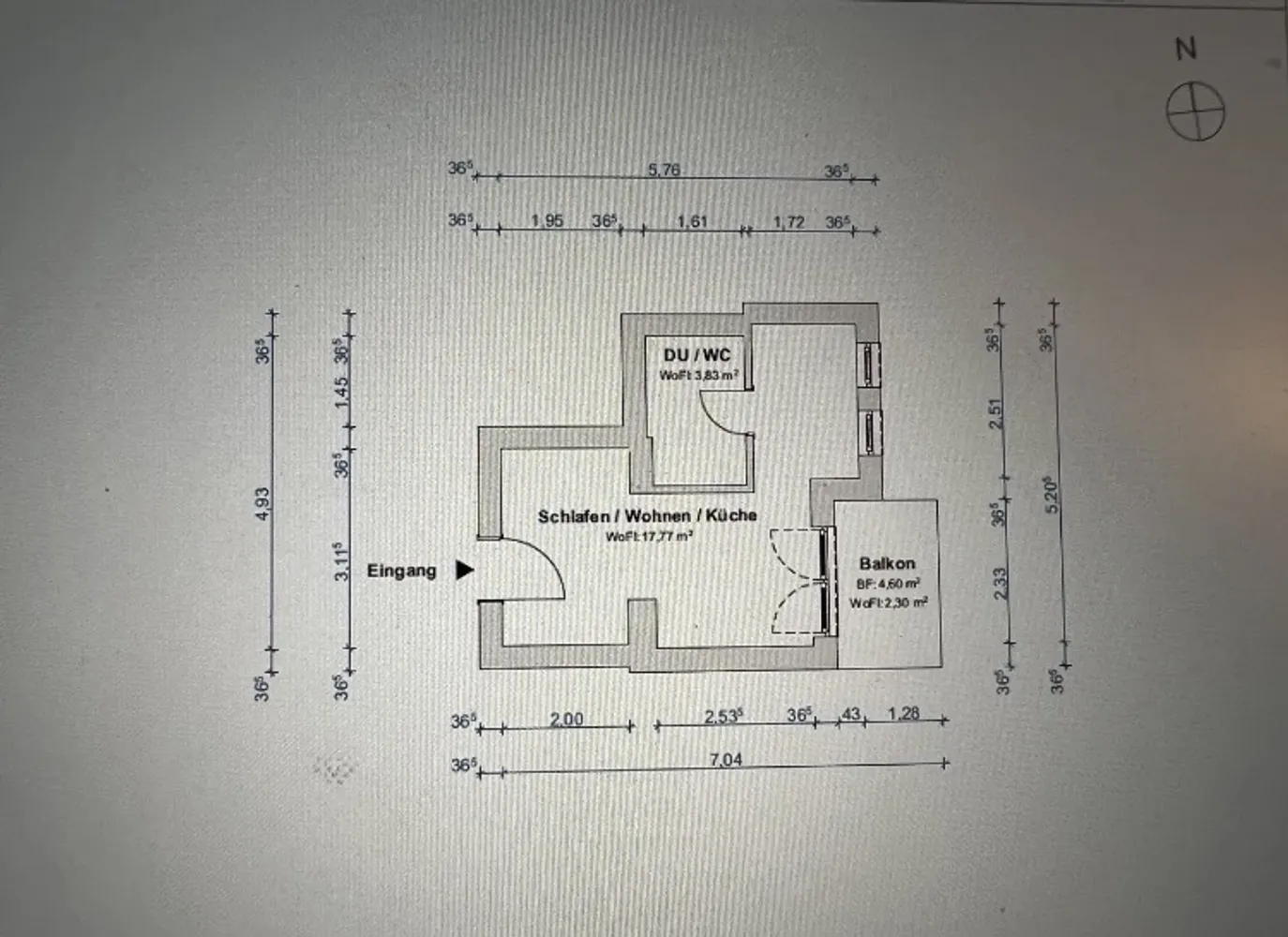 2 room apartment with 24 m² in Frankfurt am Main – Photo 8