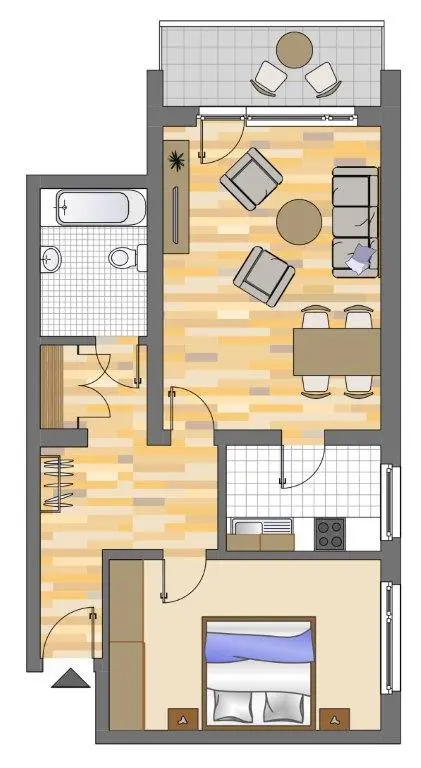 3 Zimmer Wohnung mit 56 m² in Oberhausen – Bild 5