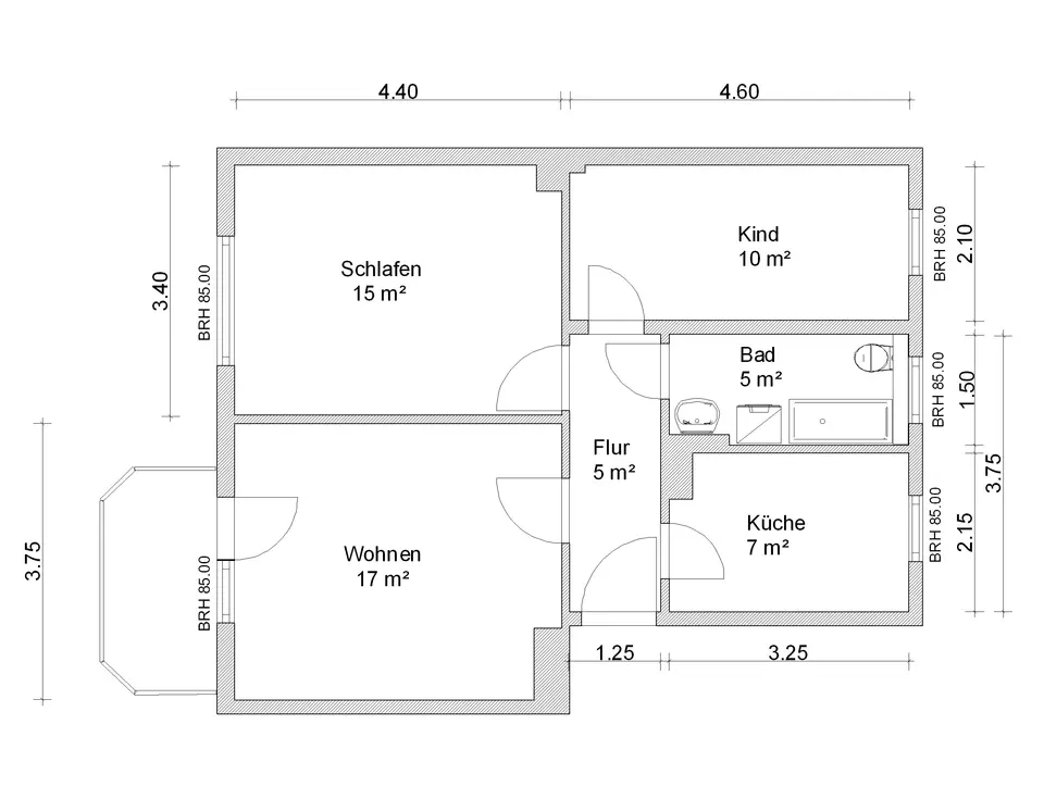 3 Zimmer Wohnung mit 61 m² in Zwickau – Bild 9