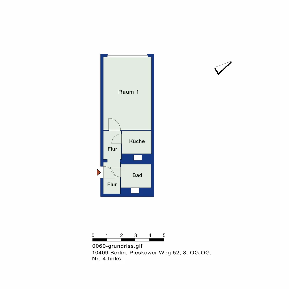 1 Zimmer Wohnung mit 30 m² in Berlin – Bild 6