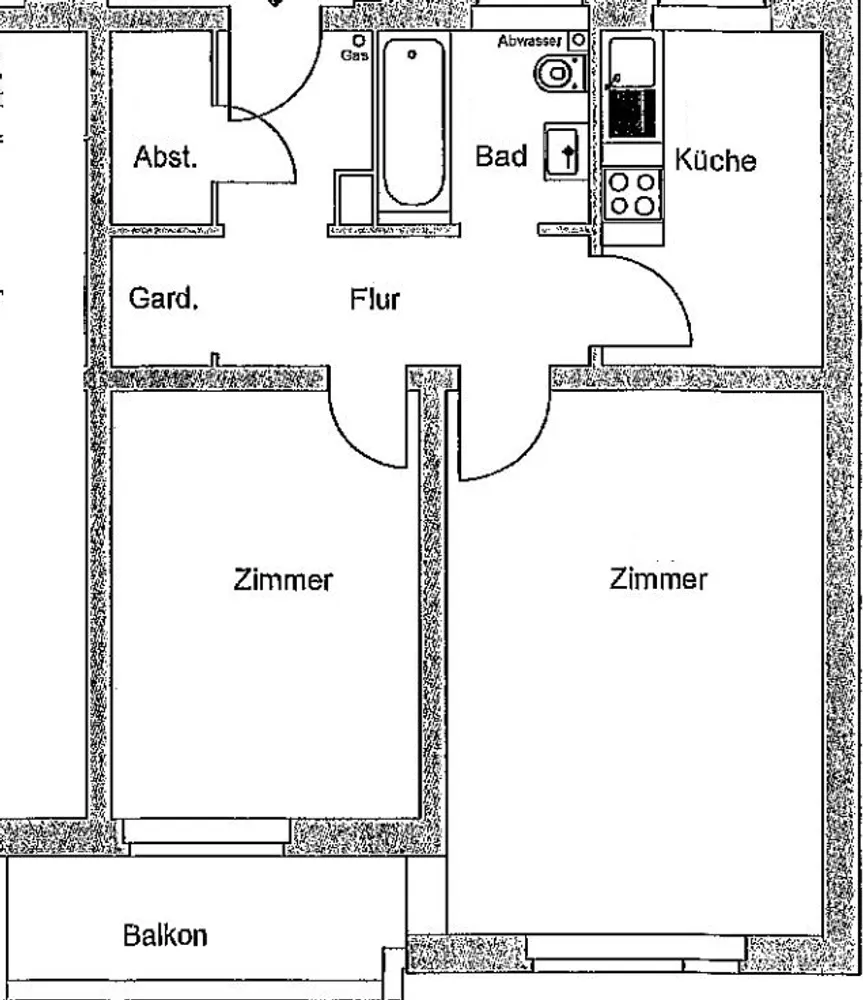 2 room apartment with 53 m² in Hanover – Photo 8