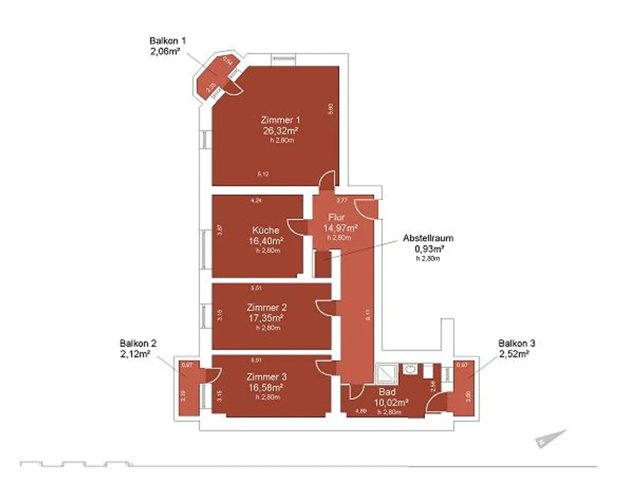 3 Zimmer Wohnung mit 109 m² in Dresden – Bild 8
