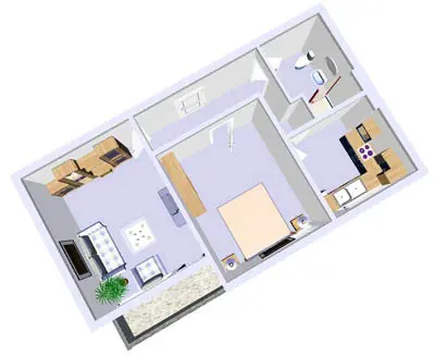 2 Zimmer Wohnung mit 56 m² in Kiel – Bild 3