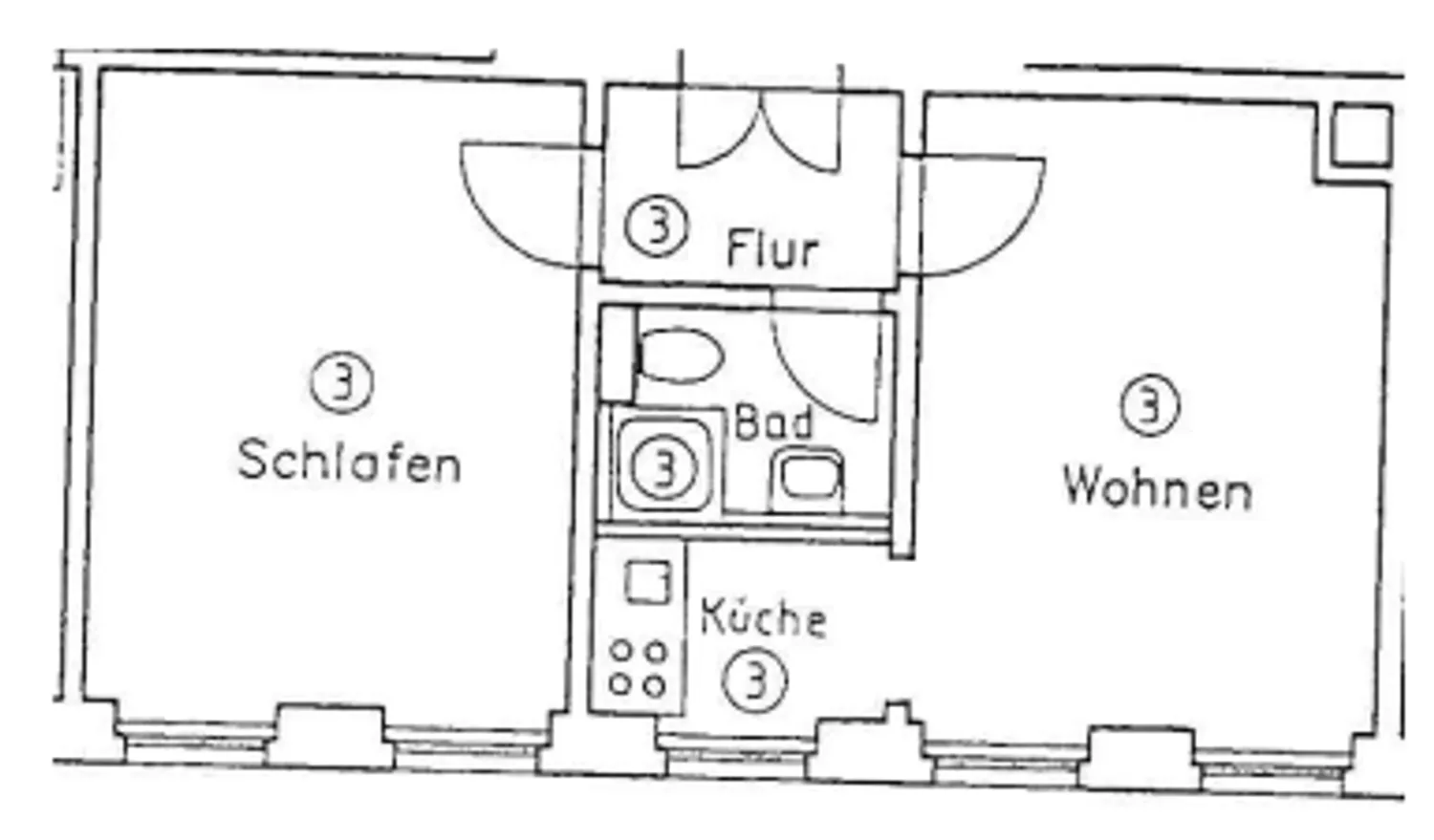 2 Zimmer Wohnung mit 39 m² in Leipzig – Bild 4