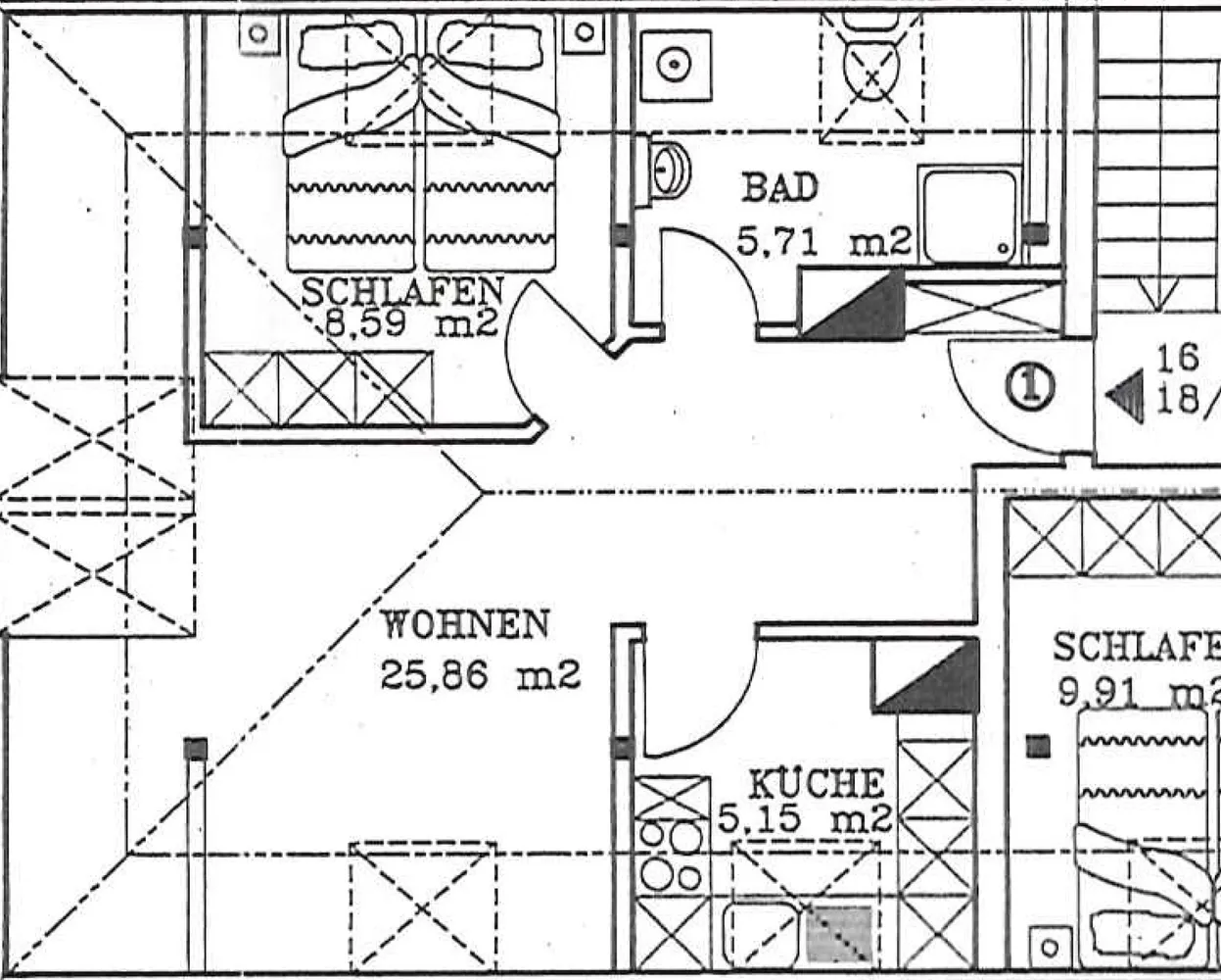 2 Zimmer Wohnung mit 46 m² in Hannover – Bild 11