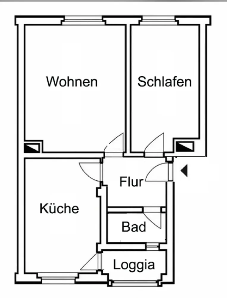 2 Zimmer Wohnung mit 59 m² in Dresden – Bild 3