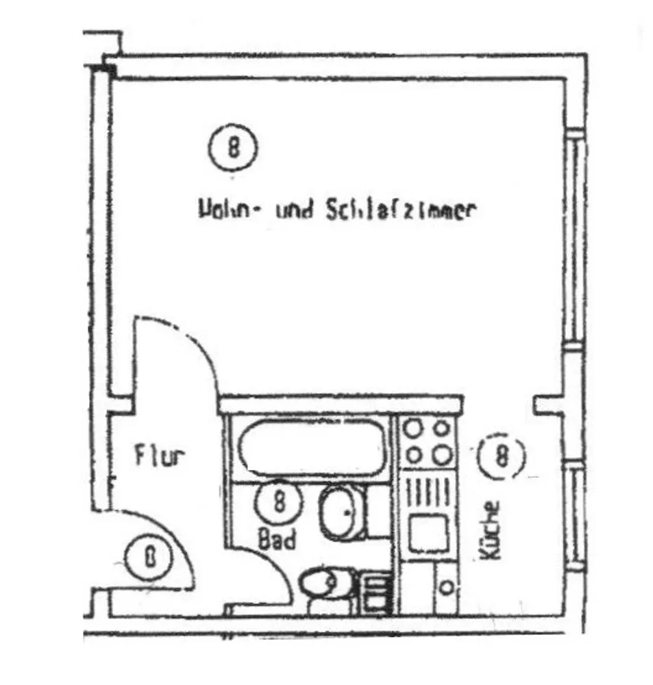 1 Zimmer Wohnung mit 28 m² in Leipzig – Bild 6