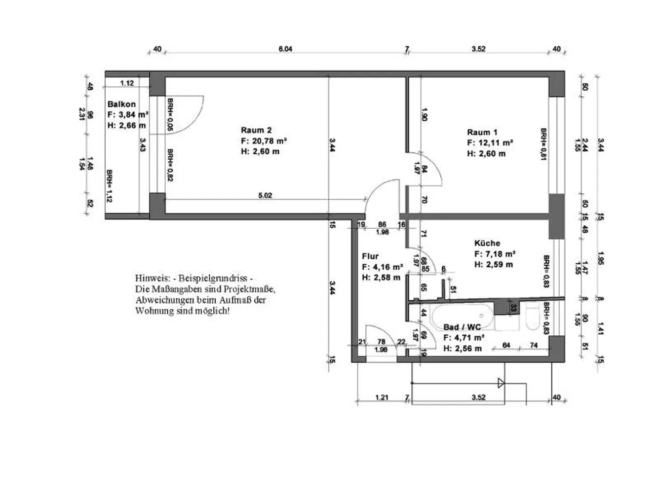 2 Zimmer Wohnung mit 51 m² in Halle (Saale) – Bild 5