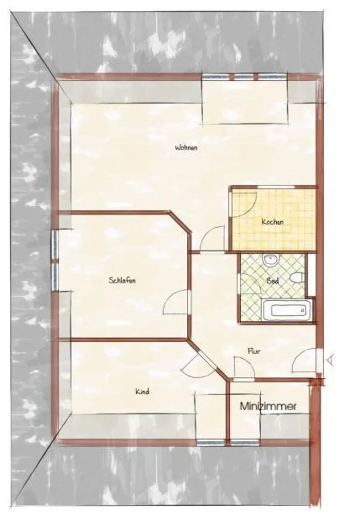 4 room apartment with 88 m² in Senftenberg – Photo 7