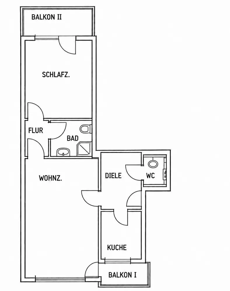 2 Zimmer Wohnung mit 69 m² in Krefeld – Bild 12