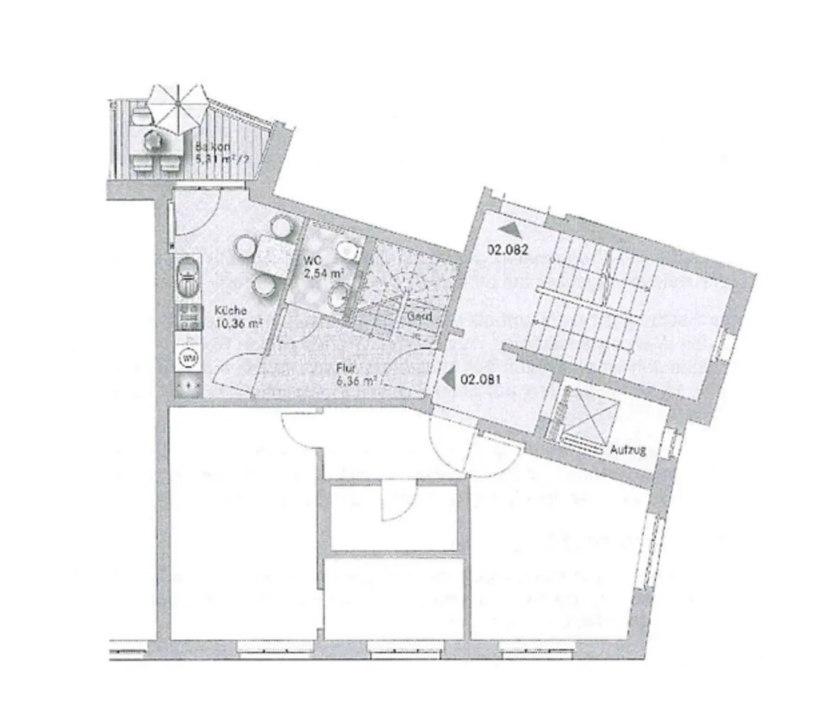 2 Zimmer Wohnung mit 78 m² in Dresden – Bild 3