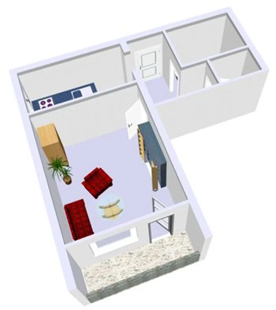 1 Zimmer Wohnung mit 38 m² in Kiel – Bild 2
