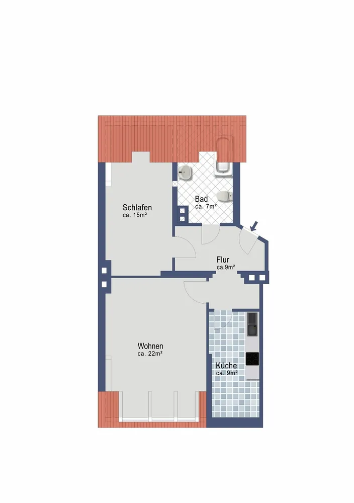 2 Zimmer Wohnung mit 57 m² in Görlitz – Bild 9