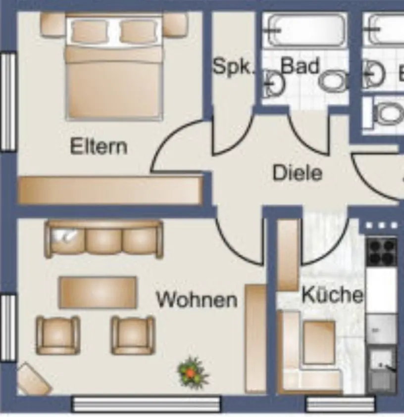 3 Zimmer Wohnung mit 55 m² in Aachen – Bild 5