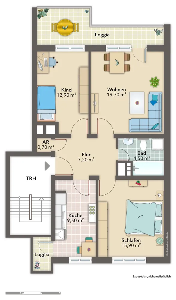 3 Zimmer Wohnung mit 77 m² in Bremen – Bild 10