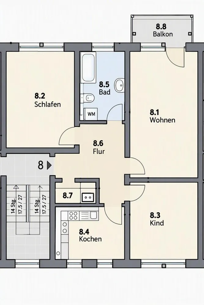 3 room apartment with 73 m² in Gotha – Photo 3