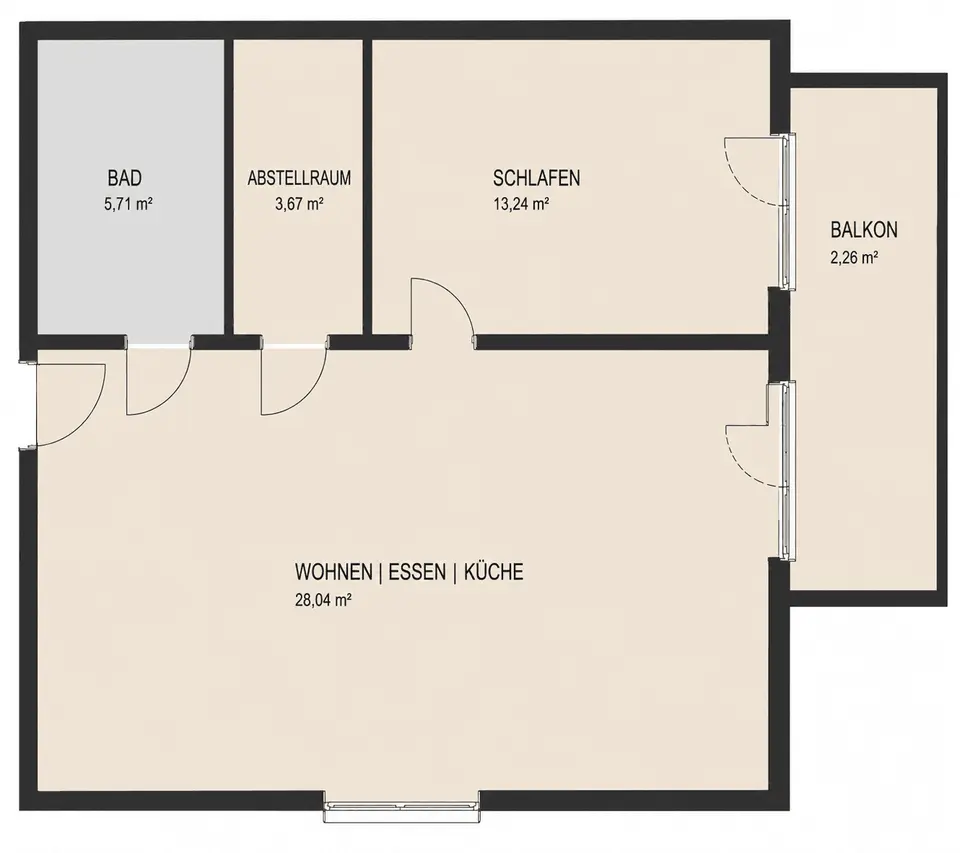 2 Zimmer Wohnung mit 55 m² in Oldenburg – Bild 5