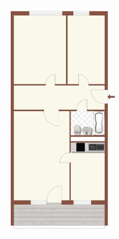 3 room apartment with 68 m² in Berlin – Photo 3