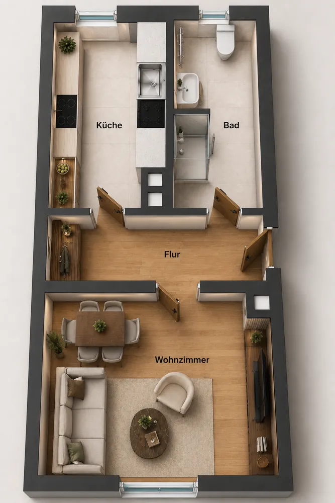 1 Zimmer Wohnung mit 31 m² in Nürnberg – Bild 11