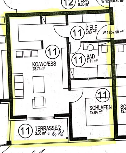 2 Zimmer Wohnung mit 58 m² in Augsburg – Bild 12