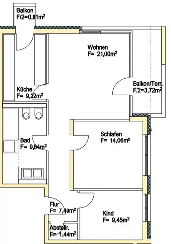 3 Zimmer Wohnung mit 75 m² in Dresden – Bild 4