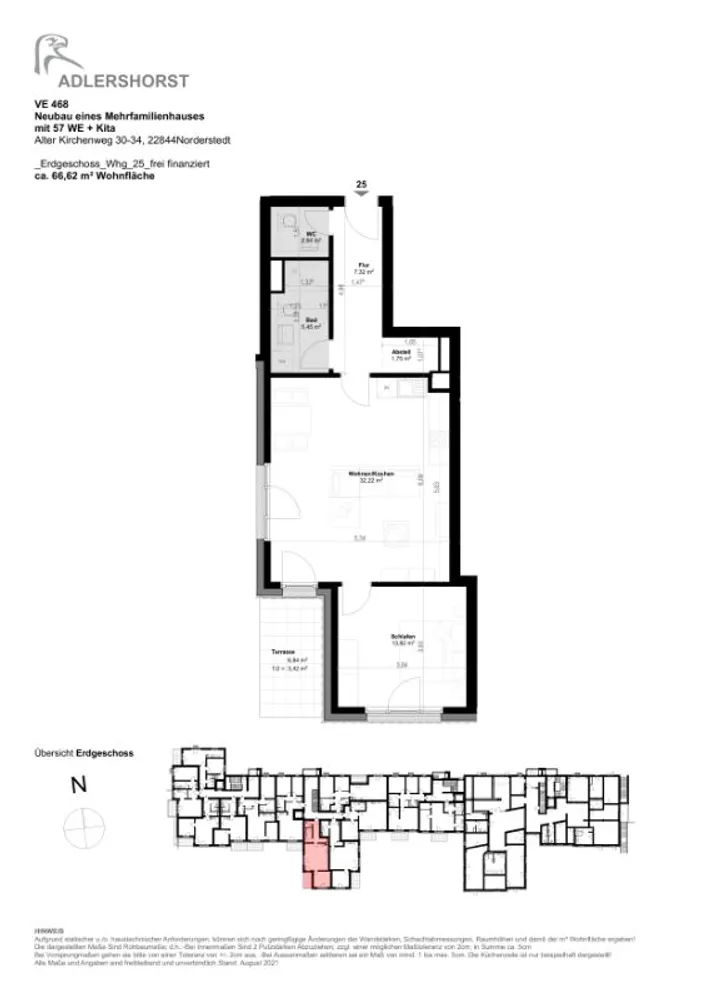 2 Zimmer Wohnung mit 67 m² in Norderstedt – Bild 3