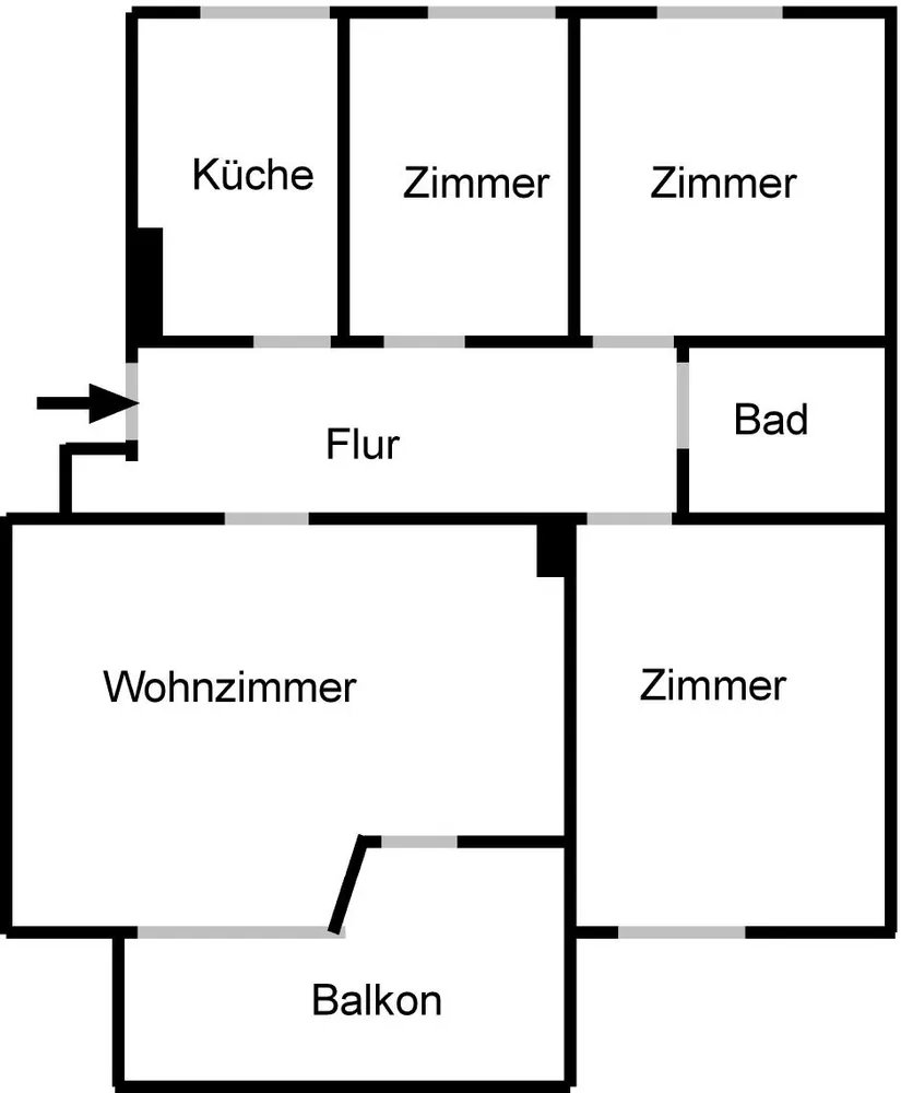 4 room apartment with 86 m² in Hanover – Photo 3