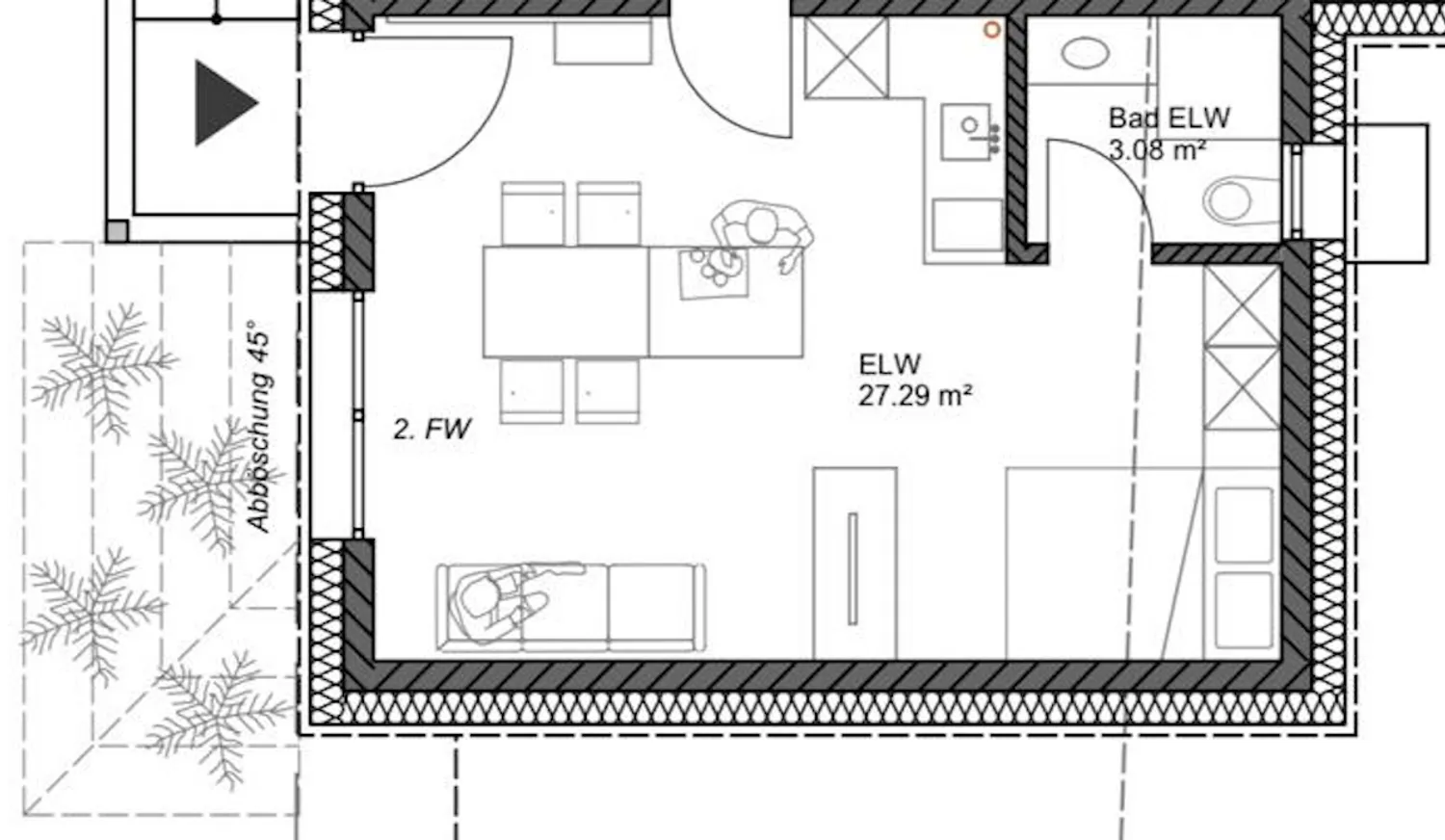 1 Zimmer Wohnung mit 30 m² in Karlsruhe – Bild 10