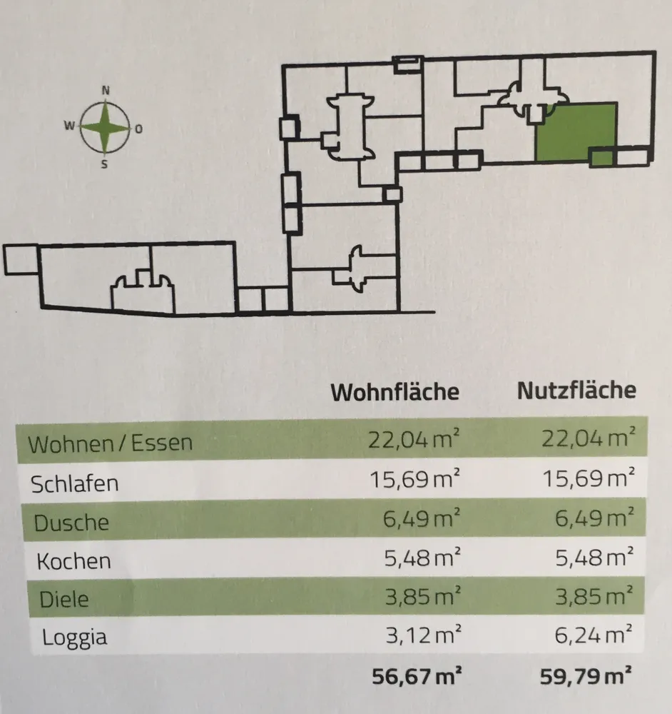 2 room apartment with 57 m² in Munich – Photo 5