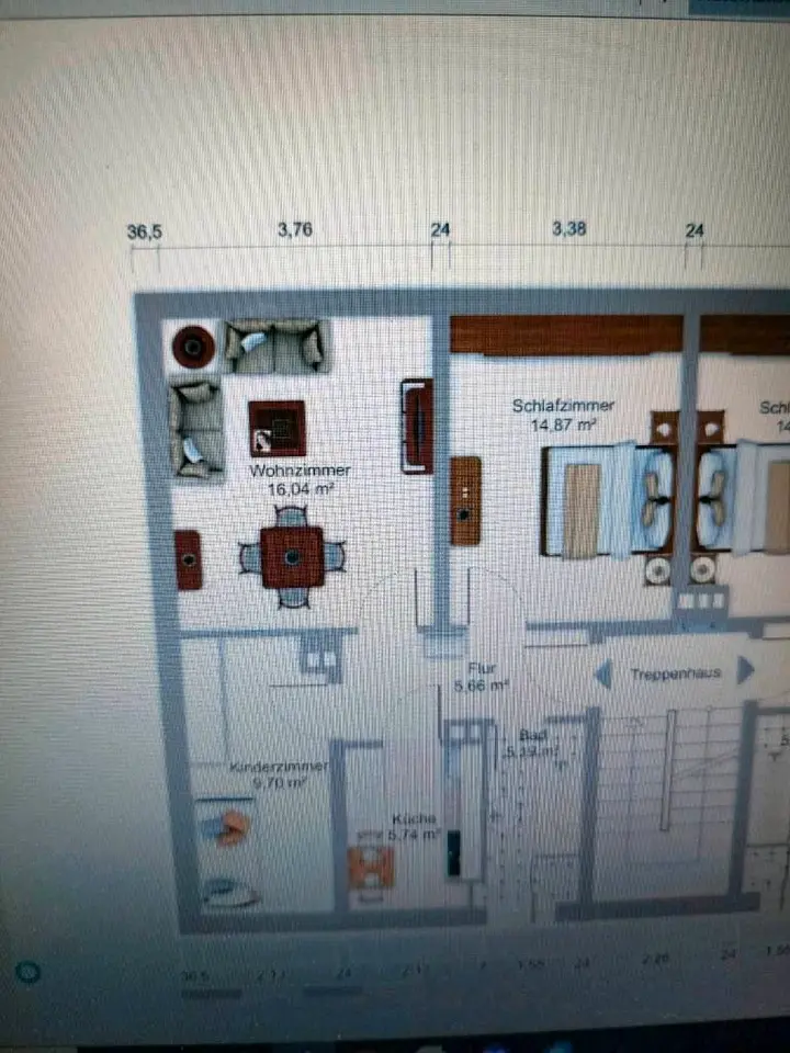 3 Zimmer Wohnung mit 57 m² in Schwarzenberg – Bild 4