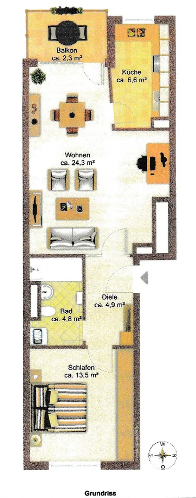 2 Zimmer Wohnung mit 57 m² in München – Bild 11