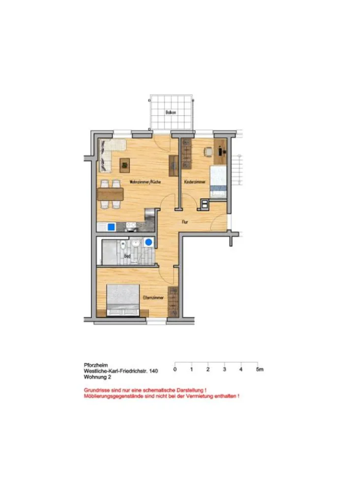 3 Zimmer Wohnung mit 65 m² in Pforzheim – Bild 6