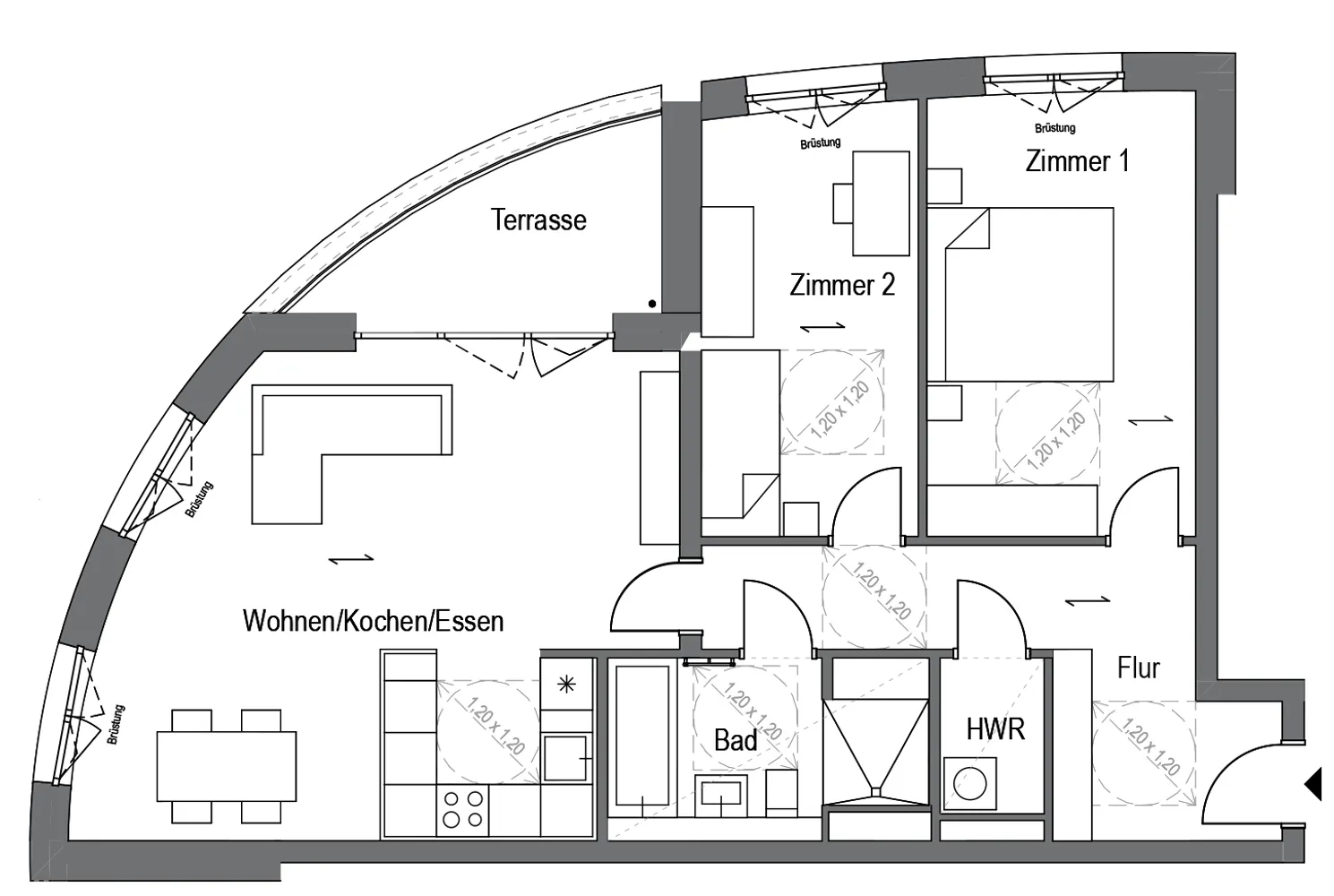 3 Zimmer Wohnung mit 87 m² in Berlin – Bild 6