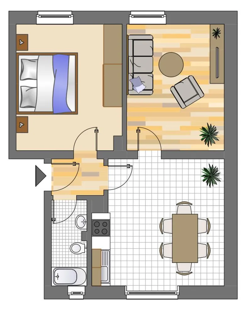 2 Zimmer Wohnung mit 51 m² in Herne – Bild 1