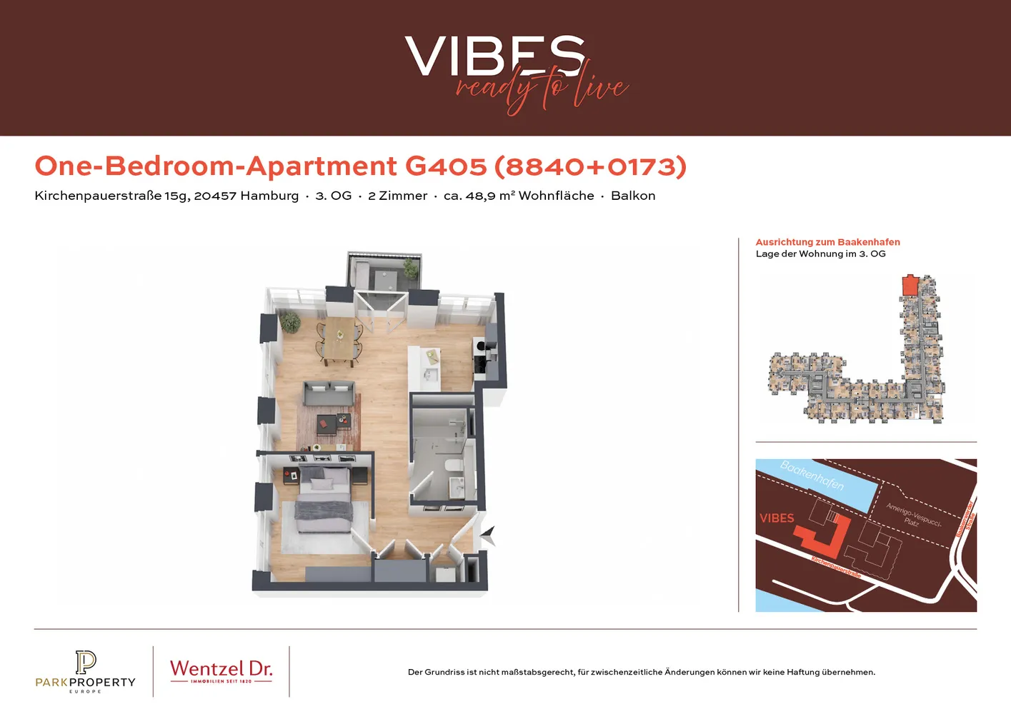 2 Zimmer Wohnung mit 49 m² in Hamburg – Bild 11