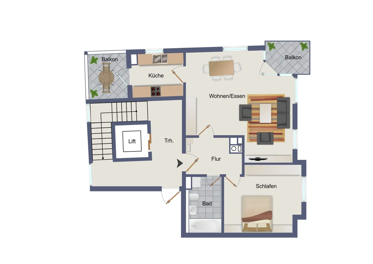2 Zimmer Wohnung mit 62 m² in Leipzig – Bild 4